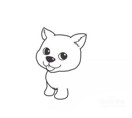 狗的简笔画视频,轻松绘制萌宠形象教程